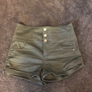 Green shorts